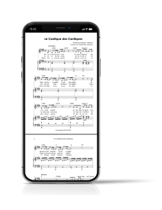Le Cantique des cantiques - Partitions PDF à télécharger